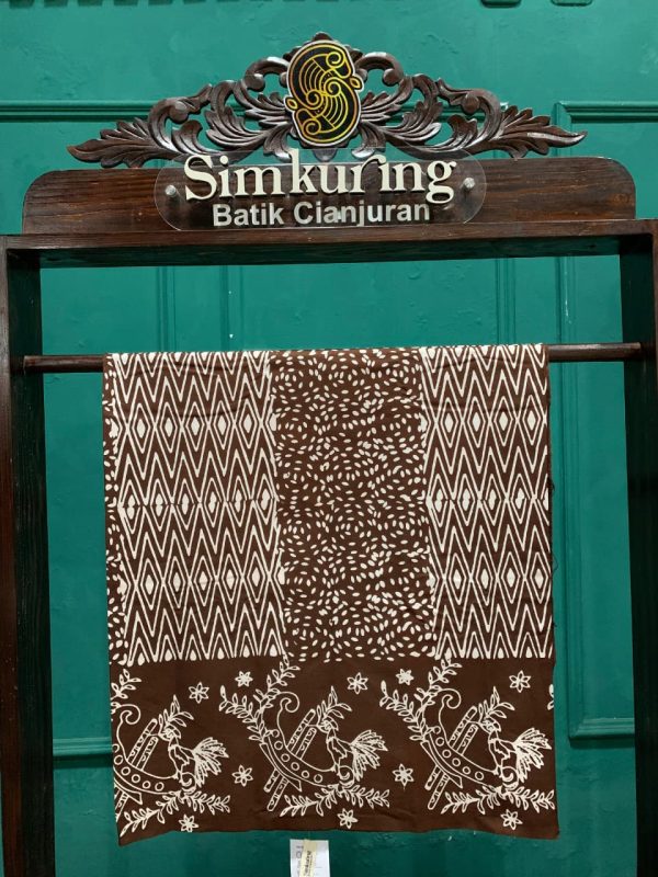 Kain Batik Cap Motif Kecapi Suling dan Ayam