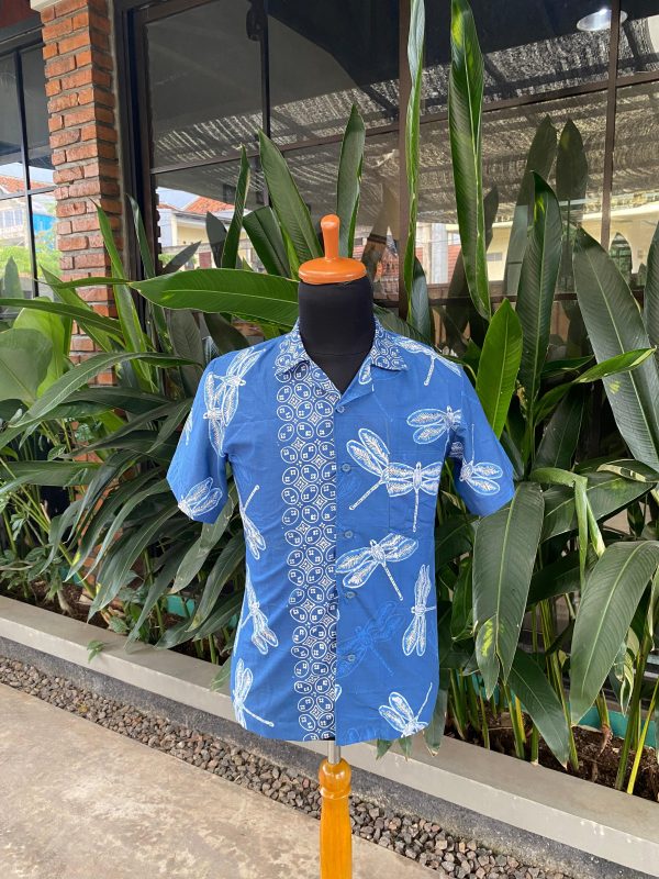 Baju Batik Warna Biru