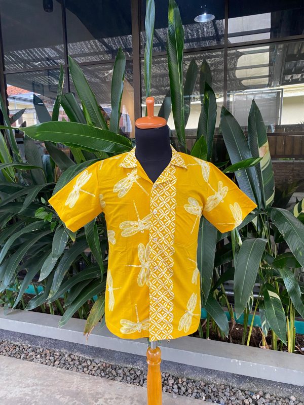 Baju Batik Warna Kuning