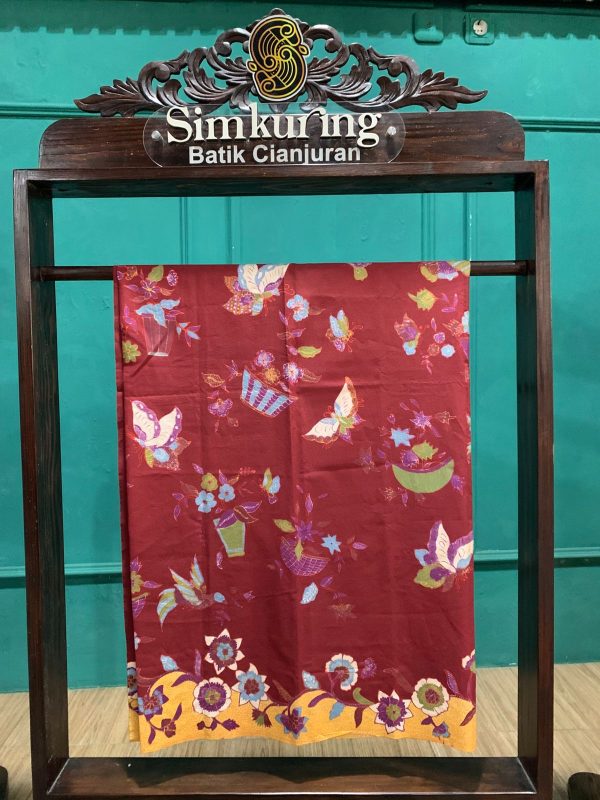 Kain Batik Tulis Berkualitas Motif Kupu-Kupu