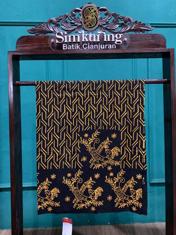Kain Batik Cap Motif Kecapi Suling dan Ayam
