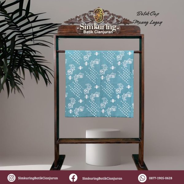 Kain Batik Cap Premium Motif Maung Lugay