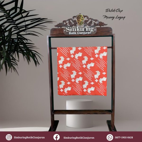 Kain Batik Cap Premium Motif Maung Lugay